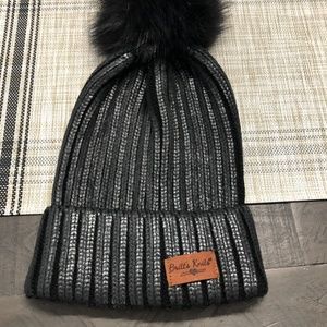Beanie metallic black
